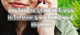 australia student visa interview questions and answers women on the phone