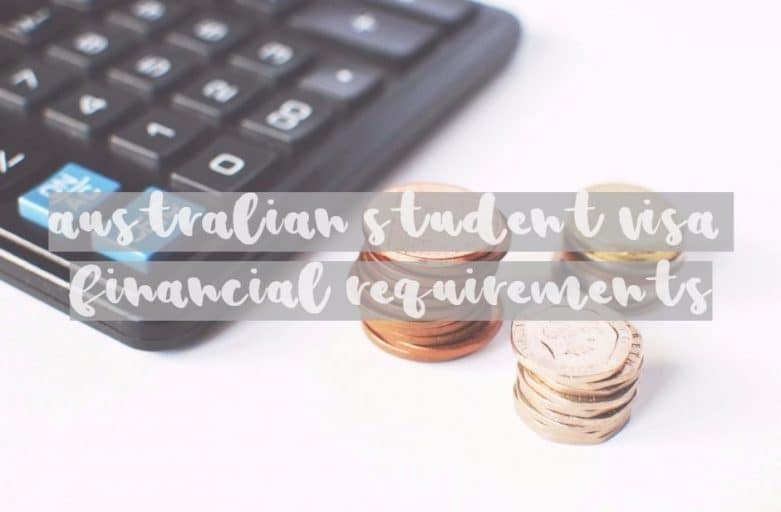 Australian-Student-Visa-Financial-Requirements calculator and money