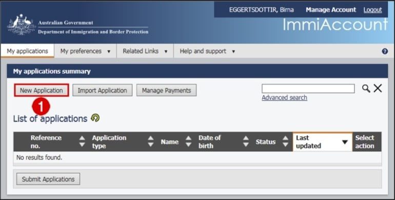 How_to_Create_New_Application_in_IMMI_Account