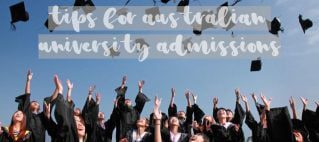 tips for australian university admissions hats up