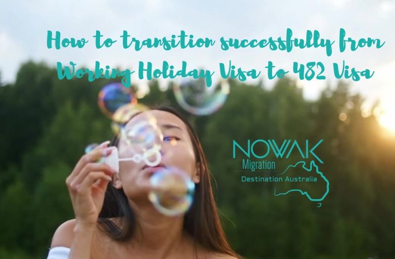 How to transition successfully from Working Holiday Visa to 482 Visa woman making bubbles